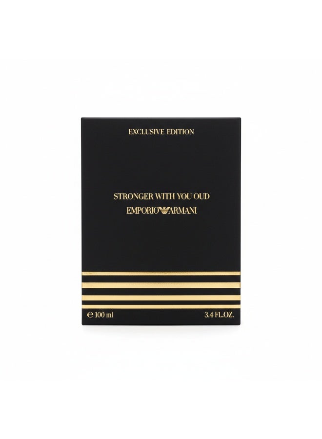 armani Stronger With You Oud EDP 100ml – Luxurious Intense Fragrance Gift Set - Image 3